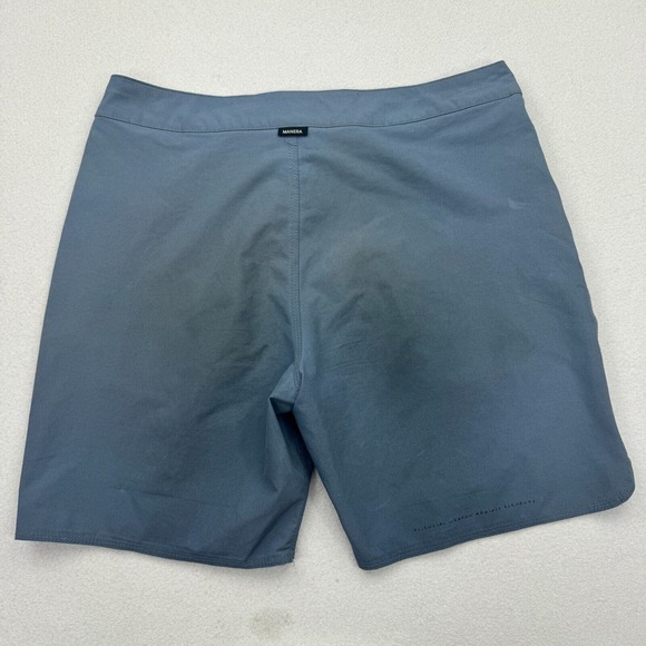 Manera Gambas Board Shorts 31 Blue Mens 4 Way Stretch Water Repellent - Picture 7 of 8